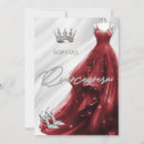 Search for red dress invitations Gown