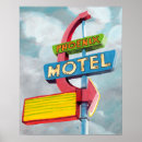 Search for vintage neon sign posters Motel