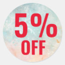 Search for percentage stickers Store