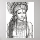 Search for beautiful black woman posters Illustration