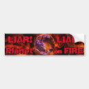 Search for lying bumper stickers Liar