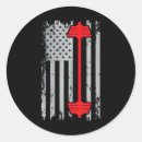 Search for barbells stickers Flag