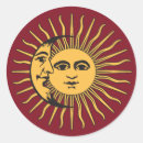 Search for red sun stickers Vintage