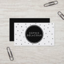 Search for polka dot business cards Modern