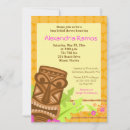 Search for tiki shower invitations Luau