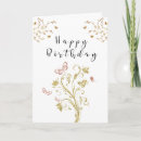 Search for butterfly birthday cards Feminine