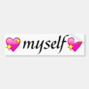 Search for yourself bumper stickers Heart