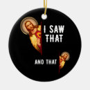 Search for funny jesus christmas tree decorations Quote