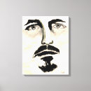 Search for man canvas prints Black and white