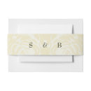 Search for gold foil wedding invitation belly bands Botanical
