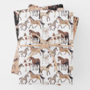 Search for equine wrapping paper Cowboy