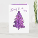 Search for purple tree christmas cards Xmas