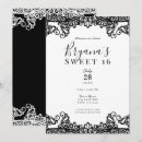 Search for black and white ball invitations Vintage