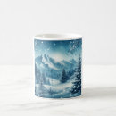 Search for snowy mountains mugs Winter