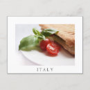 Search for cuisine postcards Italy