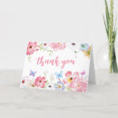 Search for baby shower butterfly thank you cards Whimsical