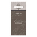 Search for classy rack cards Sophisticated