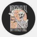 Search for mentally ill stickers Skeleton