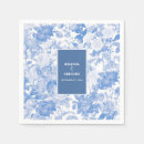 Search for vintage blue white floral napkins Elegant