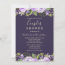 Search for purple shower wedding invitations Flowers