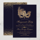 Search for royal blue masquerade party invitations Ball