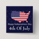 Search for independence day square badges America