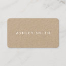 Search for kraft paper business cards Rustic