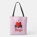 Search for bingo tote bags Heart