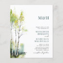 Search for birch 4x5 invitations Nature
