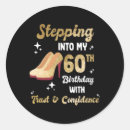 Search for age 60 stickers 60th birthday party