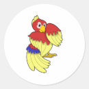 Search for red parrot stickers Birds