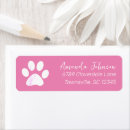 Search for veterinary return address labels Paw