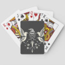 Search for bird playing cards Black and white