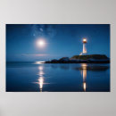 Search for night lighthouse posters Landscape