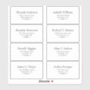 Search for guest stickers Black and white