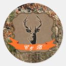 Search for hunting wedding stickers Deer