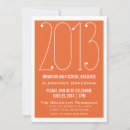 Search for orange graduation invitations Chic
