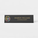 Search for black and gold name plates Executive