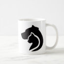 Search for white cat silhouette mugs Pet