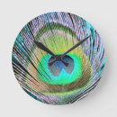 Search for peacock clocks Colourful