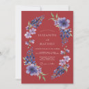 Search for marsala invitations Wildflowers