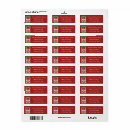 Search for red barn return address labels Western