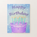 Search for happy birthday cake puzzles Blue