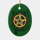 Search for pentagram christmas tree decorations Pagan