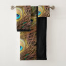 Search for peacock feather bath towels Feathers