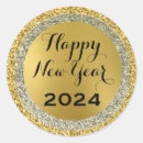 Search for luxury new year stickers Sparkles
