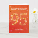 Search for 95th birthday cards Ninety five