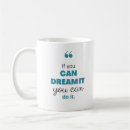 Search for goal setting mugs Dream big