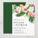 Search for hawaiian rehearsal dinner invitations Hibiscus