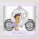 Search for purple princess baby shower invitations Lavender